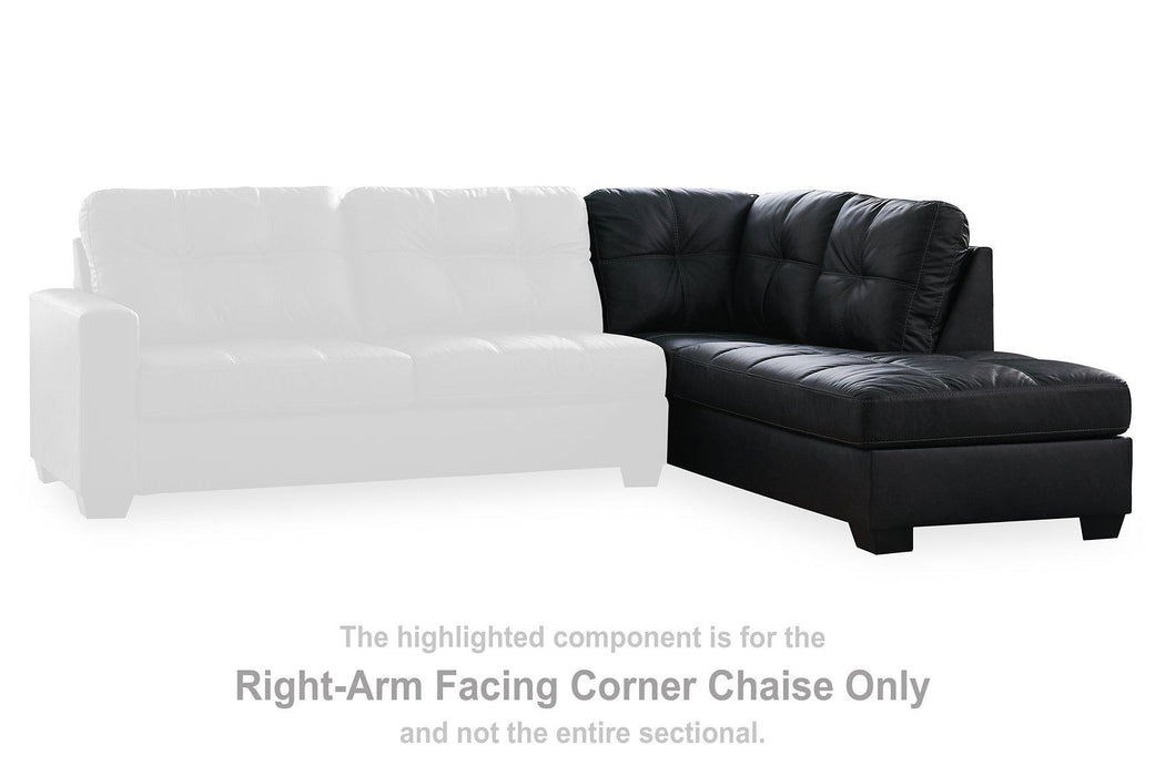 Barlin Mills Sectional with Chaise - Atchison Furniture Company (Atchison, KS)