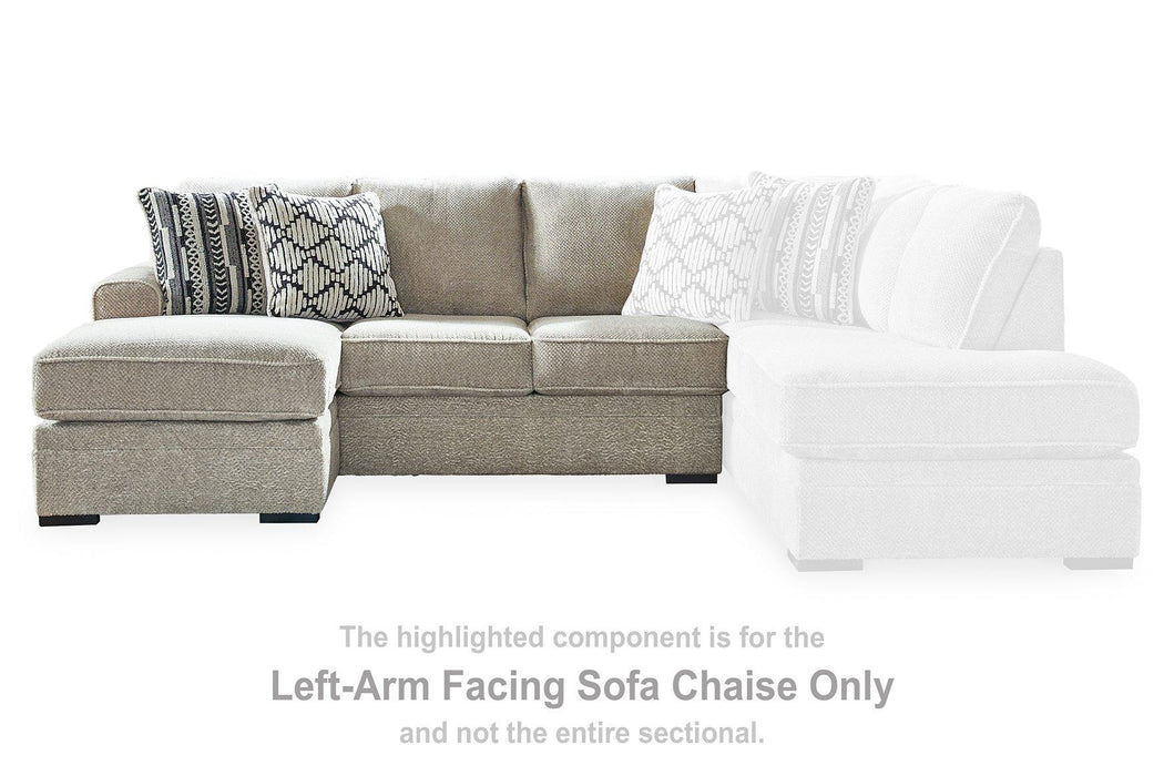 Calnita Sectional with Chaise - Atchison Furniture Company (Atchison, KS)