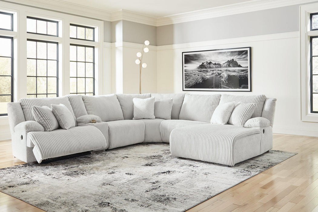 Top Tier Reclining Sectional with Chaise - Atchison Furniture Company (Atchison, KS)