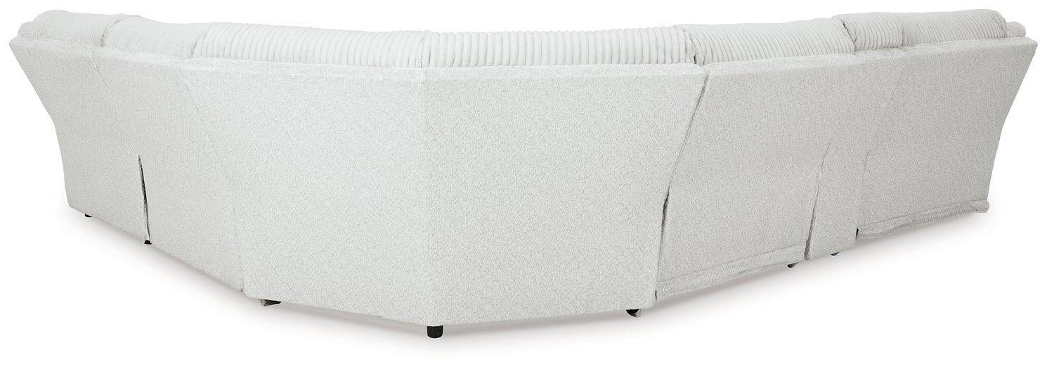 Top Tier Reclining Sectional with Chaise - Atchison Furniture Company (Atchison, KS)