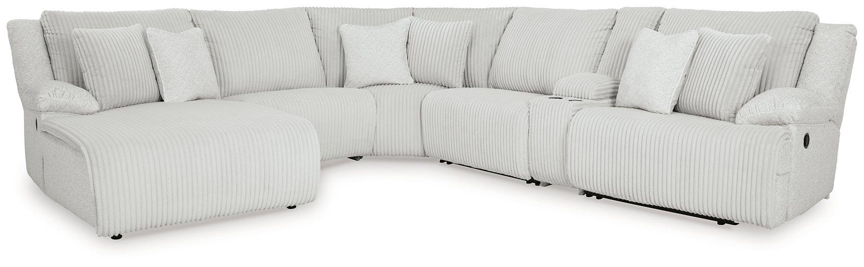 Top Tier Reclining Sectional with Chaise - Atchison Furniture Company (Atchison, KS)