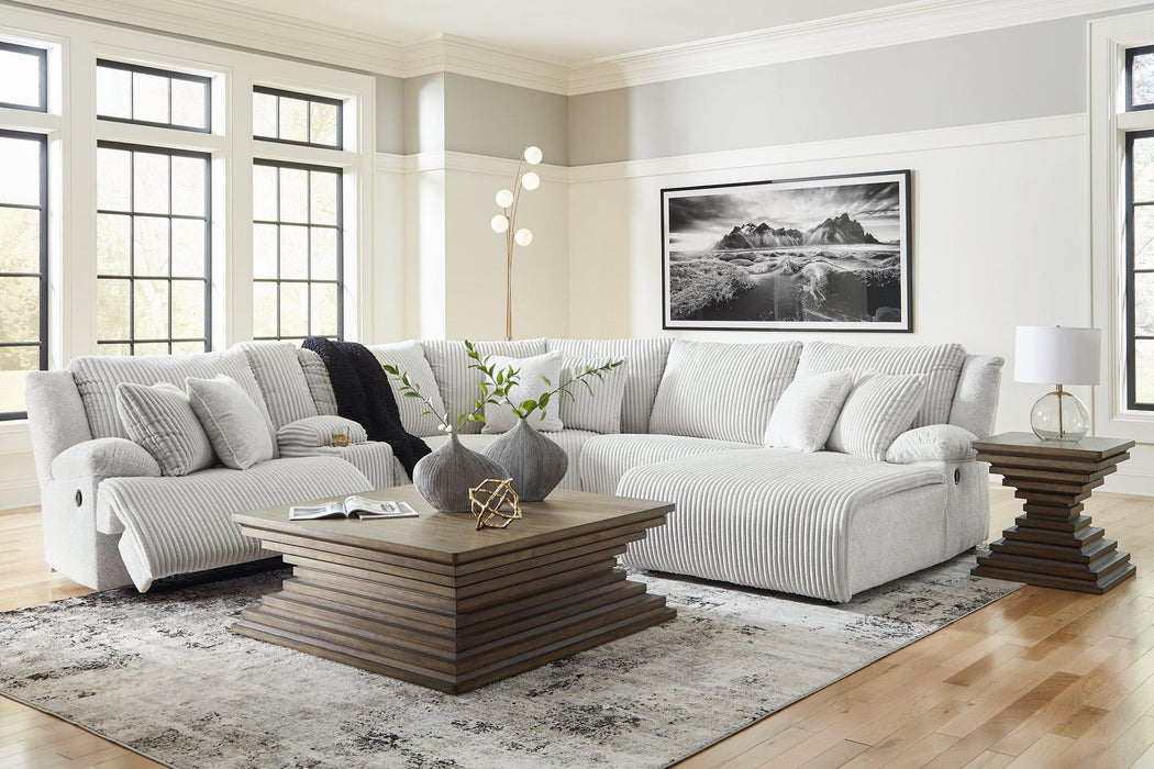 Top Tier Reclining Sectional with Chaise - Atchison Furniture Company (Atchison, KS)