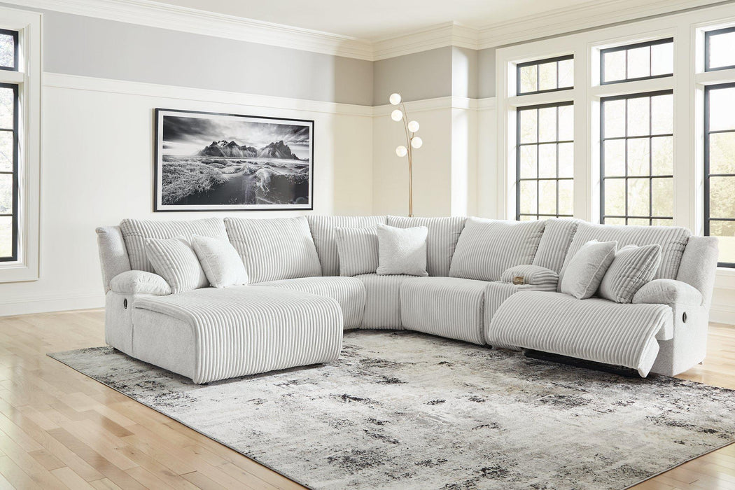 Top Tier Reclining Sectional with Chaise - Atchison Furniture Company (Atchison, KS)