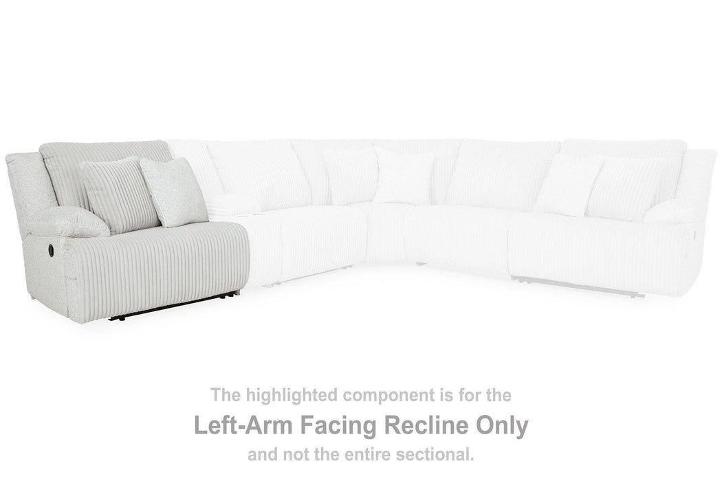 Top Tier Reclining Sectional with Chaise - Atchison Furniture Company (Atchison, KS)