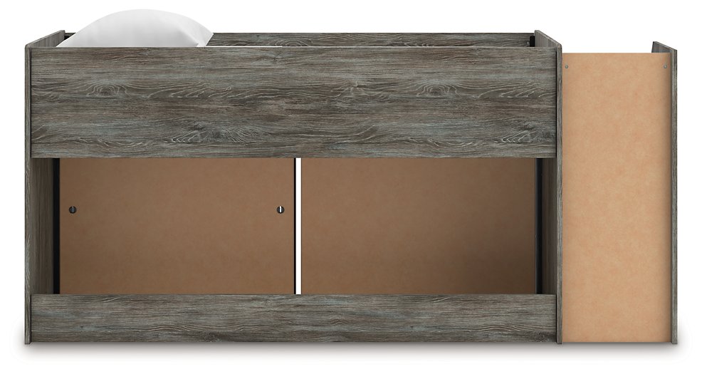 Frandern Loft Bed with Bookcase and Drawer Storage - Atchison Furniture Company (Atchison, KS)