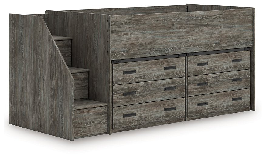 Frandern Loft Bed with Drawer Storage - Atchison Furniture Company (Atchison, KS)