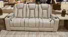 Elevate Edges Reclining Sofa with Drop Down Table - Atchison Furniture Company (Atchison, KS)