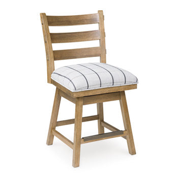 Gramburg Counter Height Swivel Barstool - Atchison Furniture Company (Atchison, KS)