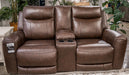 Gravier Power Reclining Loveseat with Console - Atchison Furniture Company (Atchison, KS)