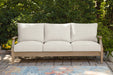 Carter Hall Outdoor Sofa with Cushion - Atchison Furniture Company (Atchison, KS)