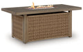 Laguna Heights Outdoor Fire Pit Table - Atchison Furniture Company (Atchison, KS)