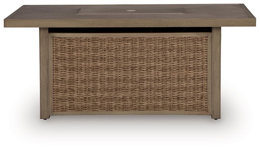 Laguna Heights Outdoor Fire Pit Table - Atchison Furniture Company (Atchison, KS)