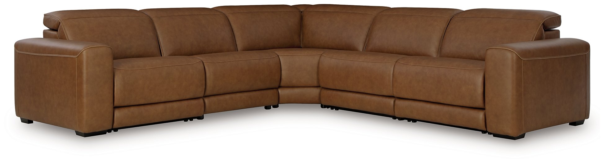 Magic Man 5-Piece Power Reclining Sectional - Atchison Furniture Company (Atchison, KS)