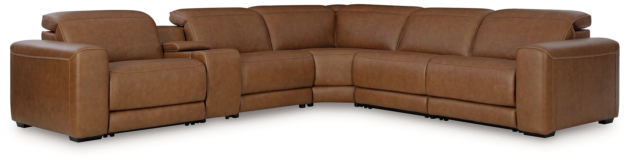 Magic Man 5-Piece Power Reclining Sectional - Atchison Furniture Company (Atchison, KS)