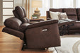 Bleckley Power Reclining Loveseat with Console - Atchison Furniture Company (Atchison, KS)
