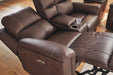 Bleckley Power Reclining Loveseat with Console - Atchison Furniture Company (Atchison, KS)