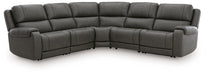 5Z - Pittson Power Reclining Sectional - Atchison Furniture Company (Atchison, KS)