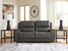 5Z - Pittson Power Reclining Sectional Loveseat - Atchison Furniture Company (Atchison, KS)