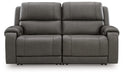 5Z - Pittson Power Reclining Sectional Loveseat - Atchison Furniture Company (Atchison, KS)