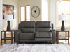 5Z - Pittson Power Reclining Sectional Loveseat - Atchison Furniture Company (Atchison, KS)