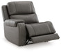 5Z - Pittson Power Reclining Sectional Loveseat with Console - Atchison Furniture Company (Atchison, KS)