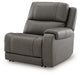 5Z - Pittson Power Reclining Sectional Loveseat - Atchison Furniture Company (Atchison, KS)