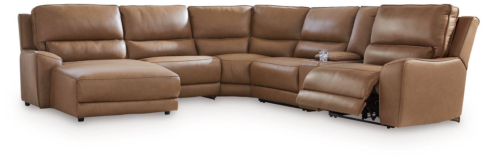DeepWakes Power Reclining Sectional with Chaise - Atchison Furniture Company (Atchison, KS)