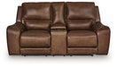 DeepWakes Power Reclining Loveseat with Console - Atchison Furniture Company (Atchison, KS)