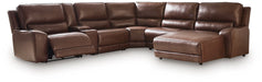DeepWakes Power Reclining Sectional with Chaise - Atchison Furniture Company (Atchison, KS)
