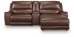 DeepWakes Power Reclining Sectional with Chaise - Atchison Furniture Company (Atchison, KS)