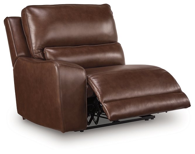 DeepWakes Reclining Sectional with Storage Console - Atchison Furniture Company (Atchison, KS)