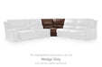 DeepWakes Reclining Sectional with Storage Console - Atchison Furniture Company (Atchison, KS)