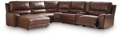 DeepWakes Power Reclining Sectional with Chaise - Atchison Furniture Company (Atchison, KS)