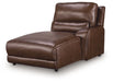 DeepWakes Power Reclining Sectional with Chaise - Atchison Furniture Company (Atchison, KS)