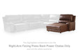 DeepWakes Power Reclining Sectional with Chaise - Atchison Furniture Company (Atchison, KS)
